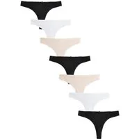 Next String Tanga-Slips mit hohem Baumwollanteil, 7er-Pack (7-St)
