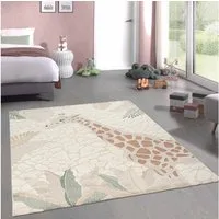 Carpetia Kinderteppich Modern Spielteppich, rechteckig, Höhe: 14 mm, Hoch-Tief 3D Effekt Pflegeleicht Allergikergeeignet