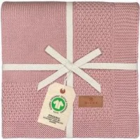 Babydecke DIKOS® Kuscheldecke Bordüre *100%* Bio Baumwolle, Geschenk zur Geburt, DIKOS, Strickdecke 75×100, Baby Erstausstattung Neugeborene, Babygeschenk
