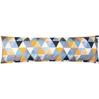 Heubergshop Seitenschläferkissenbezug, (1 Stück), 40x145cm Dreieck Punkte Modern 100% Baumwolle Bezug (EW-Dreieck)