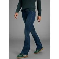 Arizona Bootcut-Jeans Shaping elastische Passform, Bootcut-Beinform, Used-Waschung, hohe Taille
