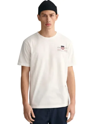 Gant | Herren T-Shirt mit gesticktem Archiv-Schild