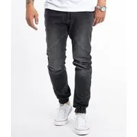 Rock Creek Tapered-fit-Jeans Herren Jeans Jogger-Style Dunkelgrau RC-2188