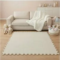 LittleTom Puzzlematte ab dem 1. Tag - 9 Teile Baby Spielmatte - 30 x 30 Kinder Krabbelmatte, (9-tlg), Spielunterlage für Babys und Kleinkinder - Kinderzimmer Puzzleteppich