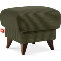 KONSIMO® Fußhocker Sitzhocker mit Stauraum GUSTAVO, hergestellt in der EU, handgefertigt, eleganten Nähten, Polsterhocker, Elegant