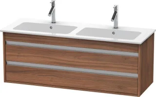 Duravit Ketho Waschtischunterbau wandhängend Nussbaum Matt 1270x475x480 mm - KT643207979 KT643207979