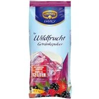Krüger Tee, Krüger Wildfrucht Getränkepulver für 12 Liter Getränk 1000g