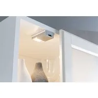 Paulmann LED Unterbauleuchte Schrankleuchte SnapLED 53x95mm 25lm 2700K Silber, LED fest integriert, Warmweiß