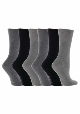 Sanfte Griffigkeit - 6 Paar Damen Sanfte Griffigkeit Nicht Elastische Socken - GG12