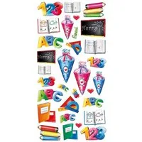 Roth Sticker Roth Soft-Sticker Schule, 10x20cm, 31 Teile