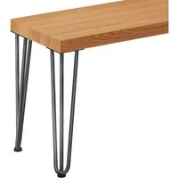 LAMO Manufaktur Sitzbank LSB Sitzbank (Komplett-Set, 5-Teilig), 40mm stake Massivholzplatte