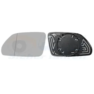 Van Wezel Au?enspiegelglas links beheizbar VW Polo 9N
