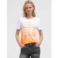 SOCCX Rundhalsshirt mit Farbverlauf