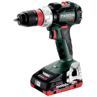 Metabo Akku-Bohrschrauber BS 18 LT BL Q metaBOX 145 - 18V 2x4Ah LiHD + ASC 55 - 602334800
