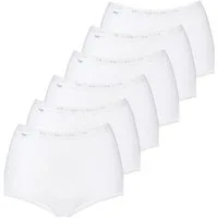 sloggi Maxislip 6er Pack Basic + (Spar-Set) Maxi Slip - Baumwolle - Atmungsaktiv - Perfekter Sitz