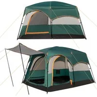 COSTWAY Kuppelzelt, Personen: 6, Camping Zelt, 323 x 211 x 189 cm