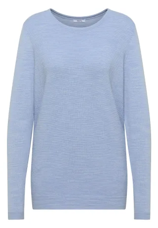 CECIL - Strukturpullover mountain heather melange - Gr. - XL