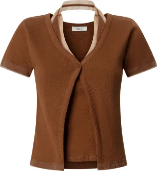 Pepe Jeans Apparel - W11 CERISE EARTH BROWN - Gr. - L
