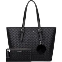 TAN.TOMI Businesstasche Damen Shopper Handtasche mit Geldbörse, Schlüsselanhänger (Klassisch Elegante), Groß Damen Schultertaschen, Geschenke für Frauen