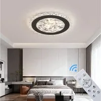 Eurohandisplay LED Deckenleuchte LED Deckenleuchte mit Fernbedienung Lichtfarbe Helligkeit einstellbar, LED fest integriert, Neutralweiß, Kaltweiß, Warmweiß, Lichtfarbe und Helligkeit einstellbar