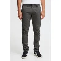 Blend Chinohose BHTrompo Stoffhose mit Gürtelschlaufen und Leder-Details - Regular Fit
