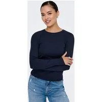 ONLY Langarmshirt ONLRILEY O-NECK L/S TOP JRS Baumwollmischung