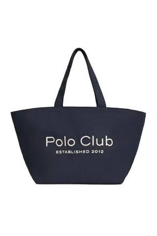 Shopper Bag Sloane marineblau Established 2012 Polo Club
