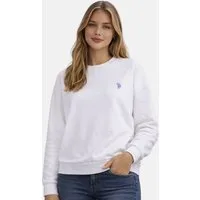 U.S. Polo Assn. Sweatshirt USKalatine Pullover Rundhals – Baumwollmix Sweater Weicher Rundhalspullover mit Stretch und Logo-Stickerei