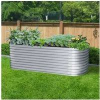 KONIFERA Hochbeet, bodenloses Gartenbeet aus verzinktem Stahl, witterungsbeständig, BxTxH: 240x80x82 cm, in 2 Farben