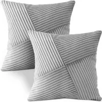 Amilian Kissenbezüge - 2er Set Kissenhüllen - Kissenbezug - Zierkissenbezüge, (2 Stück), 40x40 cm, Kissenhülle für Sofakissen, Dekokissen, Zierkissen, Kissen