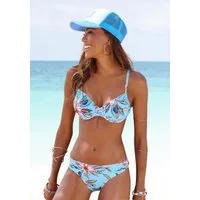 LASCANA Bügel-Bikini-Top Malia, mit tropischem Print