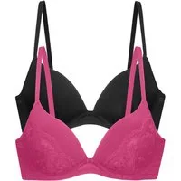 Dorina Push-up-BH Willa (2er Pack) leicht gepolsterte Cups, mit Bügel