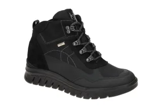 Waldl?ufer 913980 H-BIGGI Damen Winterstiefeletten Schwarz wasserdicht