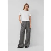 s.Oliver Chinos Hose Wide-Leg-Hose mit Nadelstreifen und Eingrifftaschen