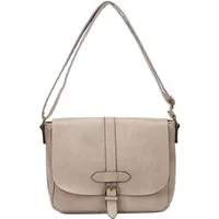 ITALYSHOP24 Schultertasche Damen Tasche Messenger Crossbody Überschlagtasche Tablet Shopper, CrossOver Umhängetasche Handtasche Bodybag Tablettasche Leder Optik