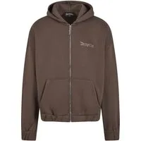 Dropsize Sweatjacke Dropsize Herren Super Heavy Oversized Zip-Hoodie