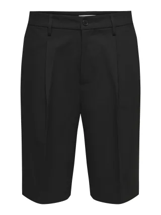 ONLY&SONS - ONSDAVES LOOSE TAILORED 0346 SHORTS NOOS Black - Gr. - S