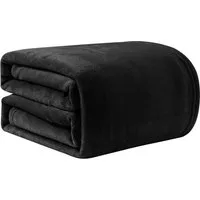 Wohndecke Kuscheldecke Flauschige Tages-/Sofadecke Weich Warm Maschinenwaschbar, Good Nite, Reaktiver Druck, Wärme für alle Jahreszeiten, Langlebig & pflegeleicht