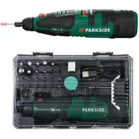 Parkside Feinbohrschleifer 12 V Akku-Feinbohrschleifer PFBS 12 kompatibel mit Dremel Zubehör