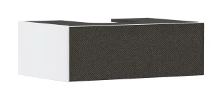 Hansgrohe Xevolos E Waschtischunterschrank Mattweiß 780/550 mit 1 Schubkasten für Konsole mit Aussch 54310660