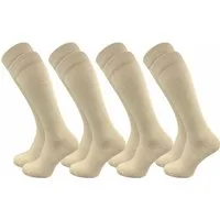 GAWILO Kompressionsstrümpfe zum Reisen, Sport oder lange Sitzen für Damen & Herren (4 Paar) Venenfreundlich dank spezieller Strickkonstruktion