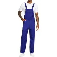 WORK IDEA Arbeitslatzhose Herren Arbeitshose Herren Latzhose Multi Pocket Arbeitslatzhose (1-tlg) geeignet für Garten, Malerarbeiten und Outdoor-Einsätze