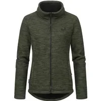 Ragwear Strickjacke Liram Melange Kuschelige Übergangsjacke in Strick-Optik