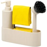 eluno Seifenspender Spülbecken Organizer ca. 22 x 21 x 6,5 cm (B/H/T), (1-tlg)