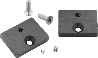 HAZET Ersatzteil-Satz: 1 Paar Prägebacken, 30 mm breit, 2 Schrauben, 2 Spannhülsen - 1932-2/6