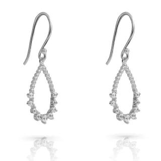 Orphelia 'Petal' Tropfenohrringe aus 925er Sterlingsilber für Damen - Silber ZO-7564
