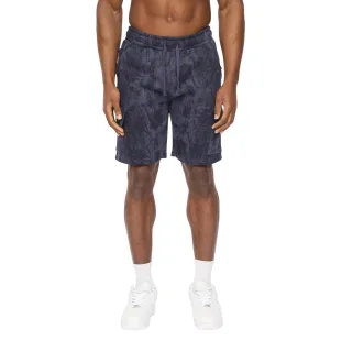 Crosshatch - "Bardon" Cargo-Shorts für Herren (Marine Tarnmuster)