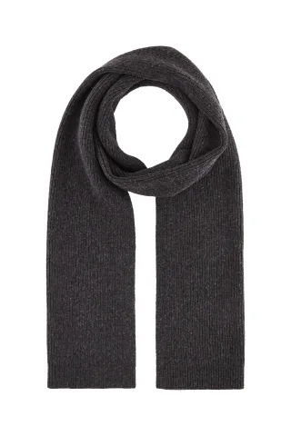 Tom Tailor - Strickschal in Melange Optik black grey melange - Gr. - OS