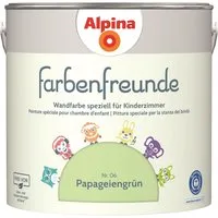 Alpina Wandfarbe 2,5 L. Farbenfreunde Papageiengrün No. 6