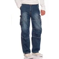 Jet Lag Cargojeans Safety B long mit weitem Bein und vielen verschließbaren Taschen